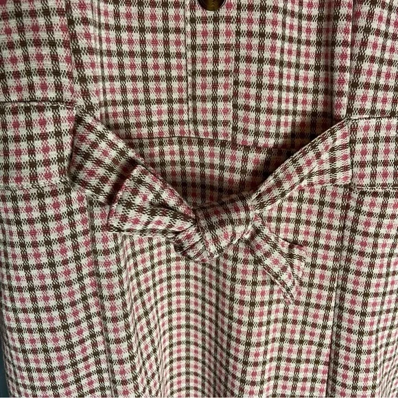 Colorful Planet, Kids XL 14/16, Pink and Brown‎ Plaid Dress NWT - Picture 4 of 10